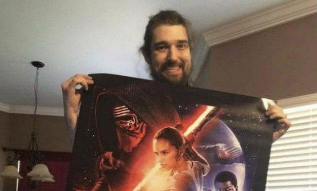 Fã de Star Wars realizou seu último desejo antes de morrer