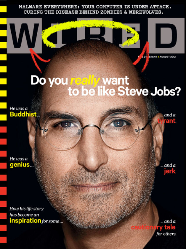Steve Jobs na capa da WIRED: anjo ou demônio?