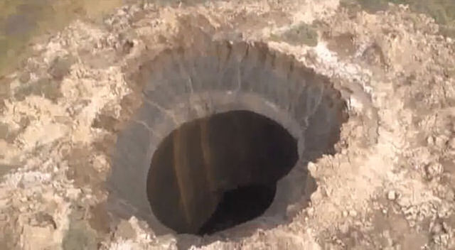 Decifram a misteriosa origem dos gigantescos buracos na Sibéria e as notícias não são boas