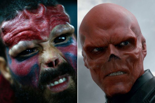 F dos quadrinhos corta seu nariz para ficar parecido com Red Skull