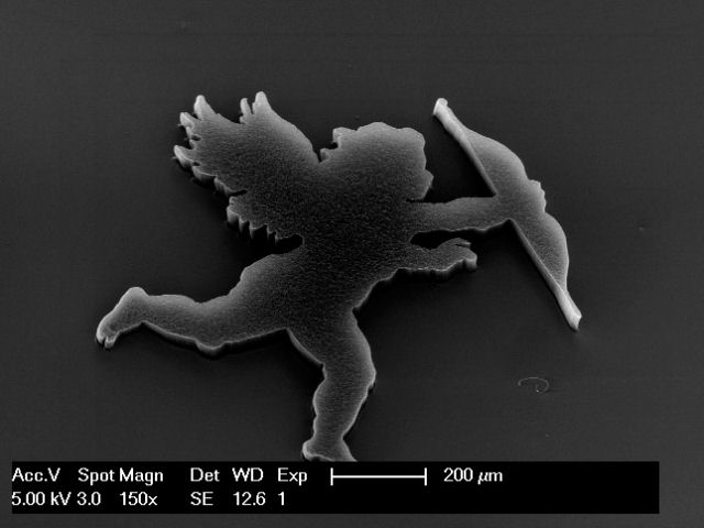 Um cupido microscpico feito com nanotubos de carbono