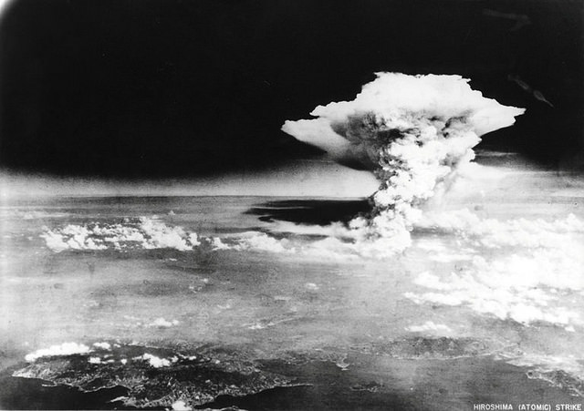 A famosa nuvem de Hiroshima no era um cogumelo nuclear