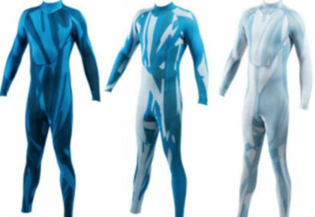 Desenham trajes de neoprene anti-tubares