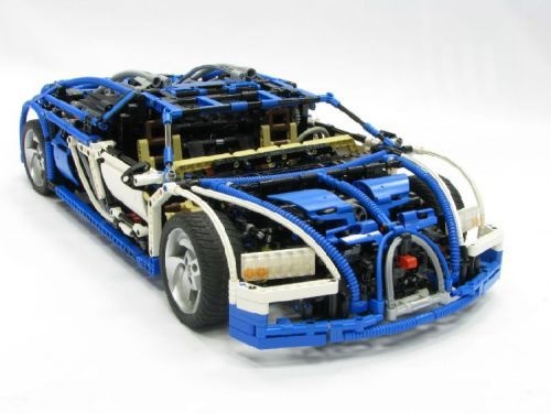 Bugatti Veyron feita com lego