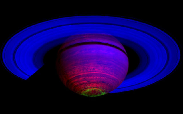 As auroras de Saturno