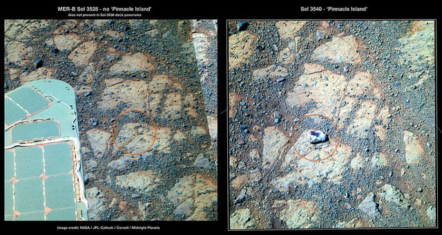 Esta pedra apareceu de repente na superfcie de Marte e ningum sabe explicar como