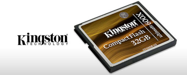 Novo carto CompactFlash Ultimate 600x da Kingston