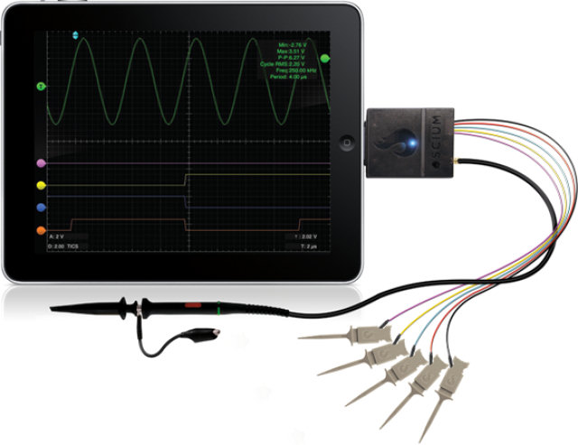 Um osciloscpio para seu iPad