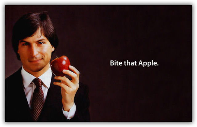Steve Jobs no lanamento da Apple