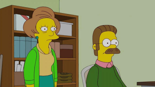 Maggie Simpson e Edna Krabappel publicaram um artigo em uma revista cientfica