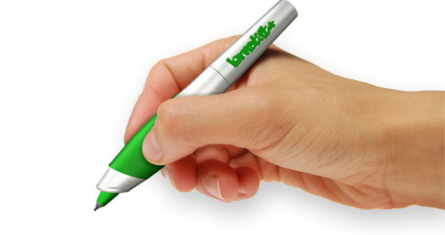 Lernstift, uma caneta que vibra quando voc escreve errado