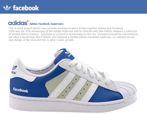 Tnis Adidas do Twitter e Facebook