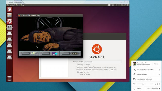 Agora  possvel executar Linux em uma janela interior do Chrome OS 31