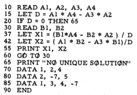 O manual do primeiro BASIC da histria