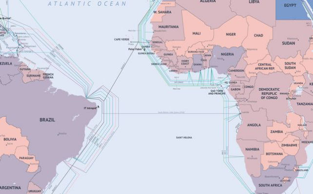 Cabo submarino ligar Amrica Latina e Europa sem passar pelos EUA